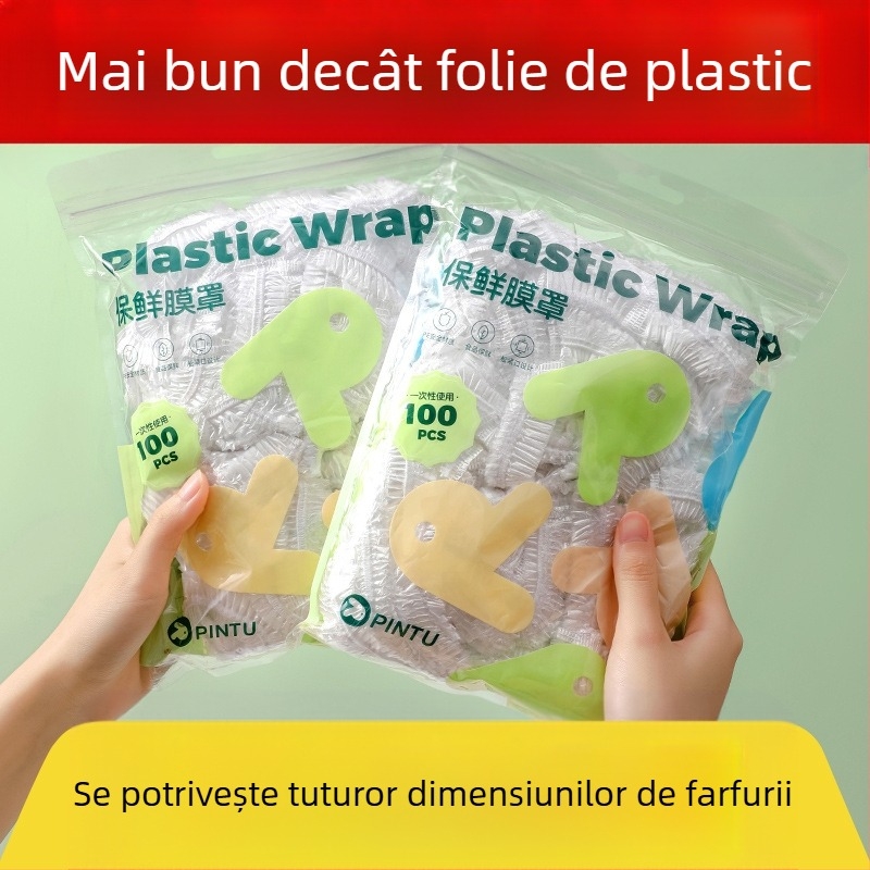 Cap de păstrare prospețimii pentru resturi, PE, -60°C până la 140°C, ambalaj simplu, 1 bucată