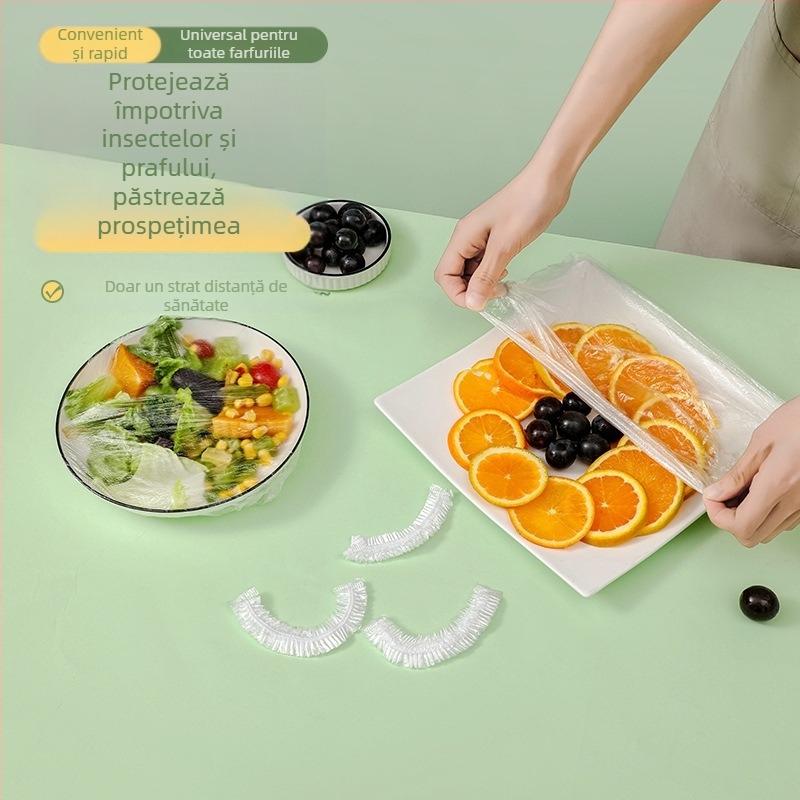 Cap de păstrare prospețimii pentru resturi, PE, -60°C până la 140°C, ambalaj simplu, 1 bucată