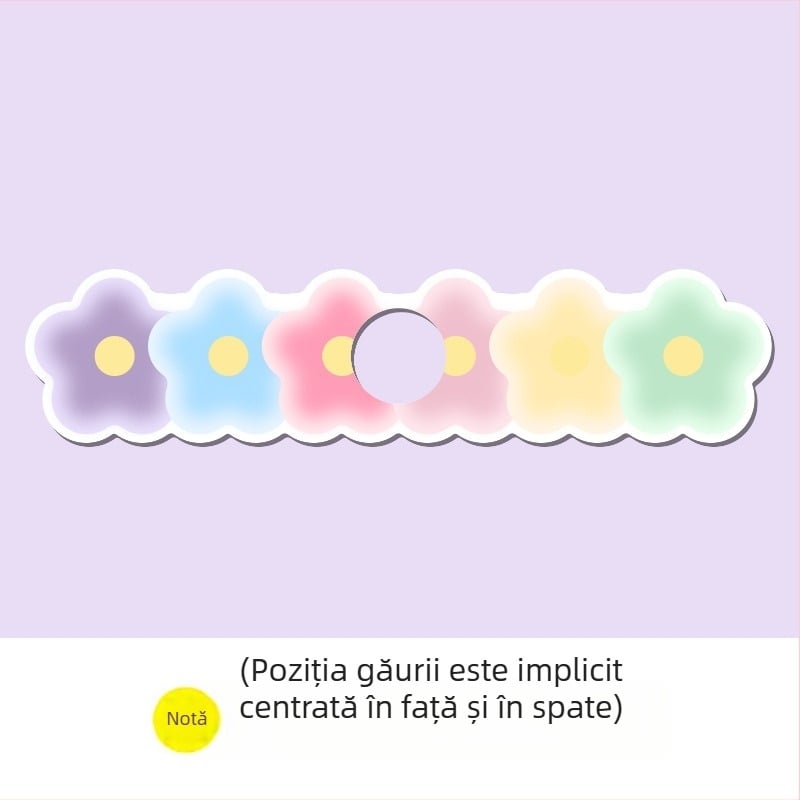 Naisi covoraș absorbant pentru chiuvetă, margine îngustă, covor de drenaj bucătărie și suport pentru baie, cu model floral, PVC