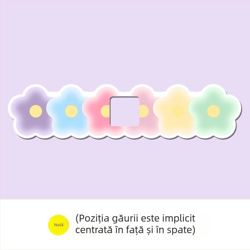 Naisi covoraș absorbant pentru chiuvetă, margine îngustă, covor de drenaj bucătărie și suport pentru baie, cu model floral, PVC