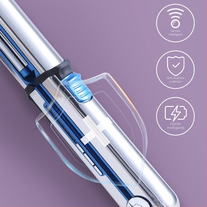 Ondulator de păr cu dublu scop: curling și îndreptare — încălzire ceramică, diametrul conductorului termic sub 15 mm, 15 trepte de temperatură, 350 W, 127–220 V