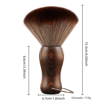 Unelte de coafură — perie din fibră moale pentru curățare, greutate netă 120 g, brand Haircut and hair removal, pentru uz general