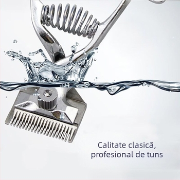 Aparat de tuns păr manual pentru uz casnic — zgomot redus, stil bărbier vechi, Guizaki