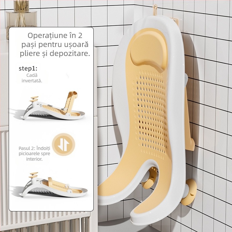 Raft de baie portabil pentru nou-născuți – suport pentru ședere și întindere, din plastic, Le cute bear