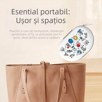 Bonmin Set portabil de perii pentru biberoane – Perii din silicon pentru biberoane, Kit de curățare de călătorie