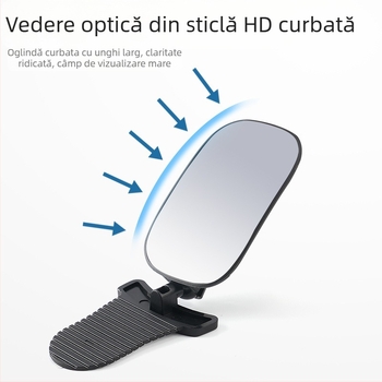 Oglindă interioară pentru mașină, rotire la 360°, reglabilă; oglindă de observare a bebelușului, pentru vehicule cu patru roți
