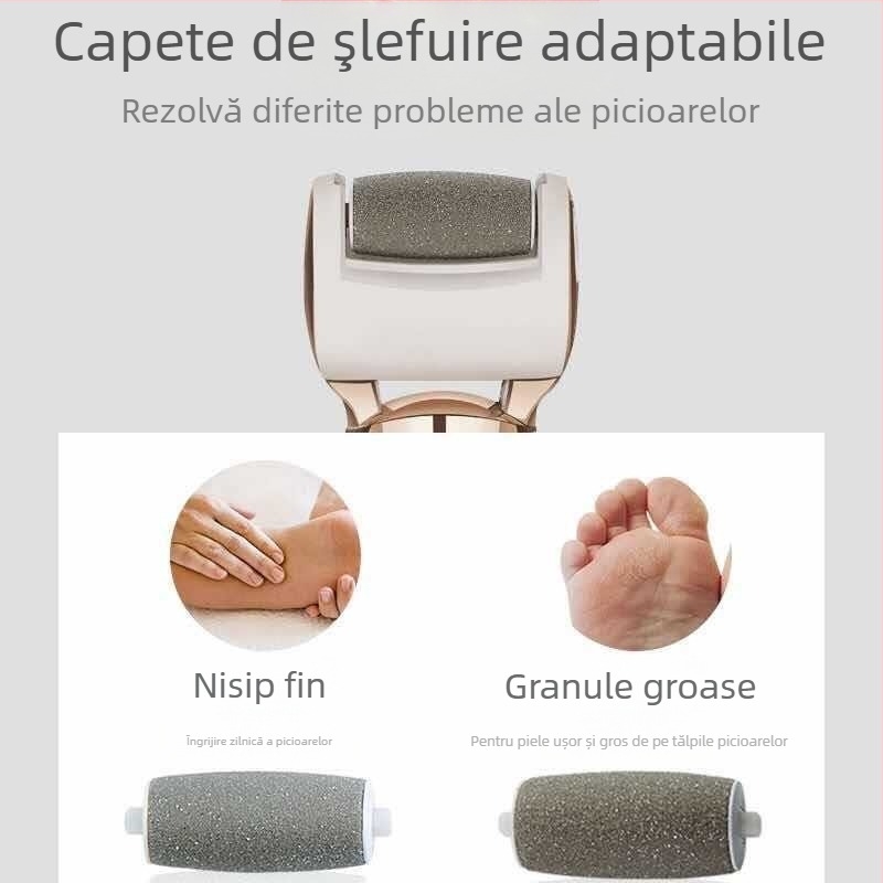 Freză electrică pentru picioare JD505R – elimină pielea moartă și călcâiele, pedicură pentru picioare, 5W, corp complet lavabil (JD505R, 5W, corp complet lavabil)