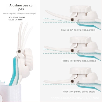 Divizor pentru degetul mare cu unghi reglabil; cadru + țesătură de înaltă calitate + buton reglabil; model: buton generația a treia