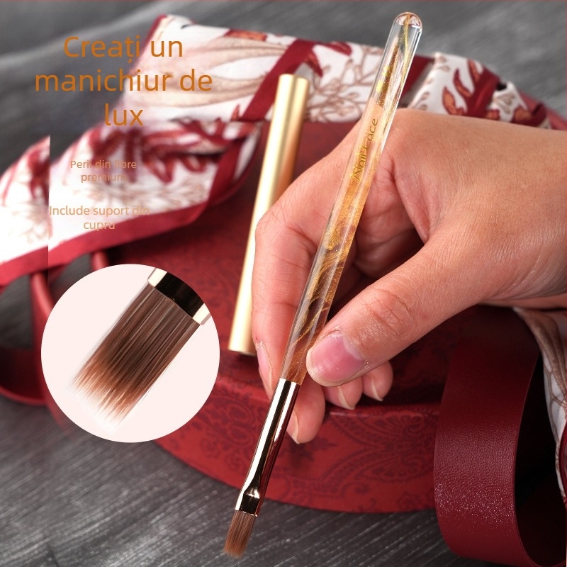 Creion estompare pentru manichiură – mâner din lemn, portabil, set 1 bucată, brand Mirror Makeup, origine Jiangxi