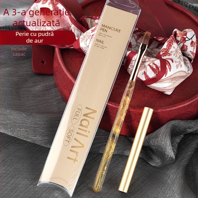 Creion estompare pentru manichiură – mâner din lemn, portabil, set 1 bucată, brand Mirror Makeup, origine Jiangxi