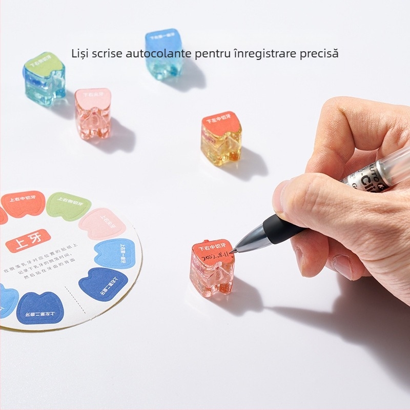 Cutie din lemn pentru dinții de lapte, pentru copii 4-6 ani; Categorie 3C: Alte jucării sub 14 ani