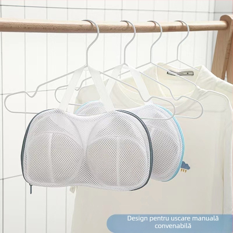 Sac de spălat pentru sutiene – plasă robustă, anti-deformare, poliester, model 2023