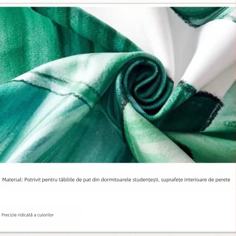 Fundal textil pentru perete, perdea de agățat și decor de perete pentru camping și exterior