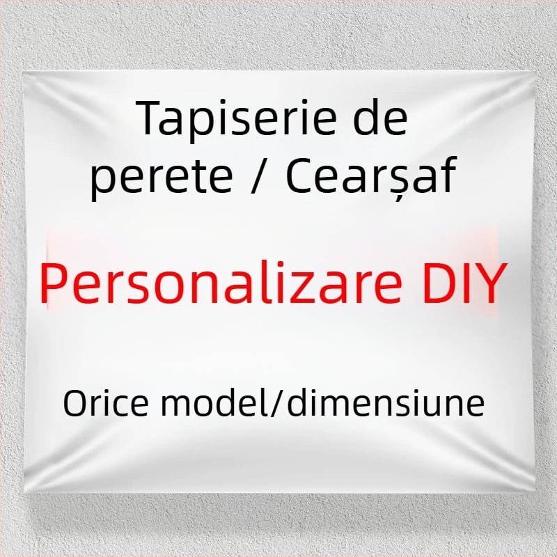 Fundal textil pentru perete, perdea de agățat și decor de perete pentru camping și exterior