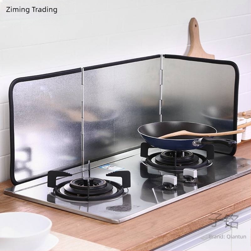 Placă de protecție împotriva stropilor de ulei pentru aragaz cu gaz, tablă zincată, izolație termică, rezistentă la ulei, protecție împotriva stropilor