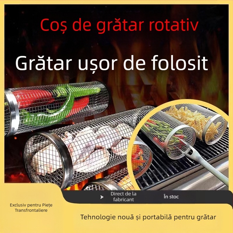 Cuie rotund din oțel inoxidabil, finisaj electroplatat și lustruit; portabilă, ușor de curățat, rezistentă la rugină; personalizare disponibilă