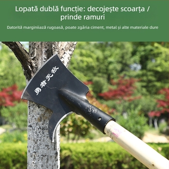 Lopata Yannan cu lamă cu cârlig pentru agricultură — îndepărtarea gheții și scoarței, unelte multifuncționale pentru exterior