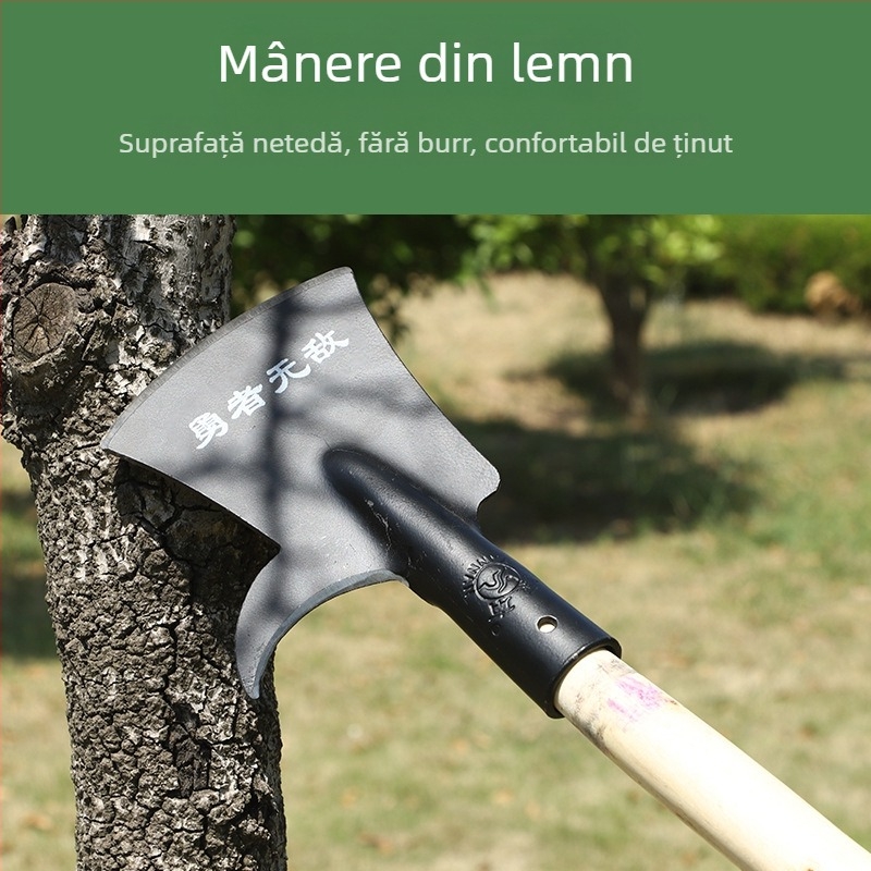 Lopata Yannan cu lamă cu cârlig pentru agricultură — îndepărtarea gheții și scoarței, unelte multifuncționale pentru exterior