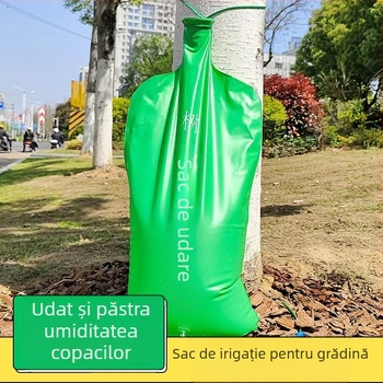 Sac de irigare prin picurare pentru pomi — sac de hidratare microirigant reglabil, din plastic, capacitate 15/40, ieșire automată a apei