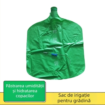 Sac de irigare prin picurare pentru pomi — sac de hidratare microirigant reglabil, din plastic, capacitate 15/40, ieșire automată a apei