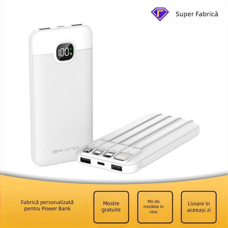 Baterie externă portabilă - încărcare rapidă PD 22.5W, 10000mAh, QC3.0, baterie Li-ion polimer, model S330W