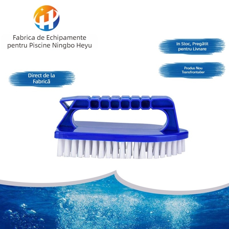Perie manuală de curățare a piscinei pentru pereți și fund, accesorii de curățare a piscinei, fără filtru de înaltă eficiență, fără colector de păr