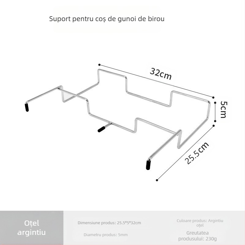 Hike Mount Agăţător pentru sacoșe de gunoi din oțel inoxidabil, raft pliabil pentru masă pentru camping în aer liber