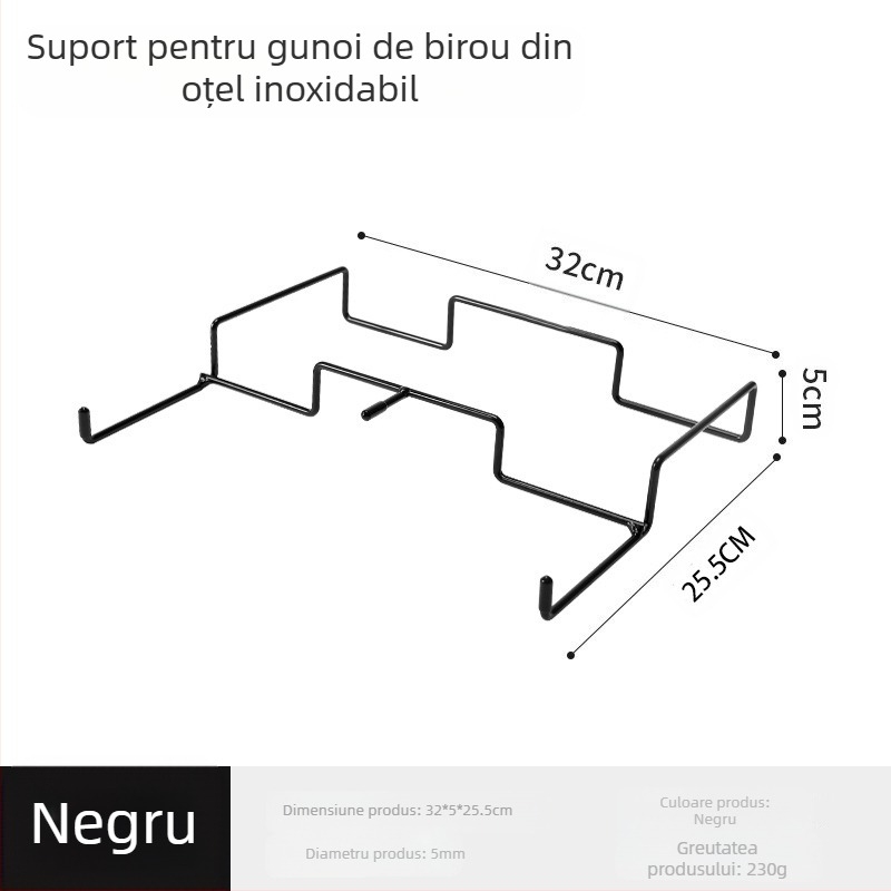 Hike Mount Agăţător pentru sacoșe de gunoi din oțel inoxidabil, raft pliabil pentru masă pentru camping în aer liber