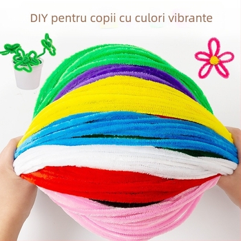 Set DIY accesorii păr din pluș – asamblare manuală / deformare DIY; material: pluș; potrivit pentru 7–14 ani; categoria jucăriilor: alte jucării până la 14 ani