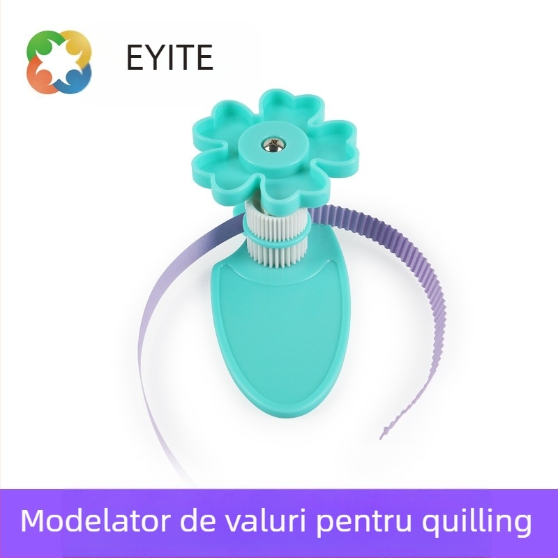 Unealtă de quiling – modelare în valuri, ABS; brand Eyit; semi-mecanic, semi-manual; stil desen animat; unelte pentru hârtie