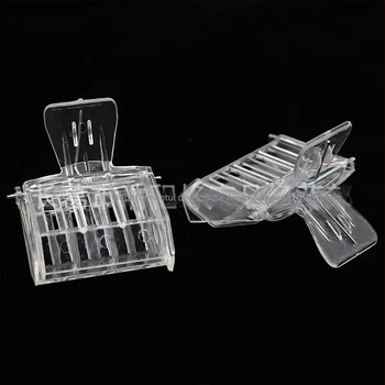 Unealtă de apicultură pentru capturarea reginei: clipsuri plastice și cuier pentru cuibul reginei, marcă Haocheng bee products business department, pentru apicultură și zootehnie