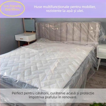 Husă de praf pentru mobilier – pentru canapea și pat, stil simplu și modern, material: Altul
