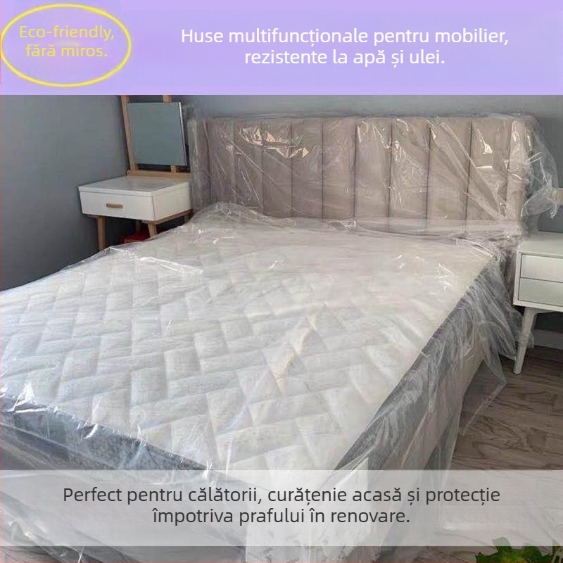 Husă de praf pentru mobilier – pentru canapea și pat, stil simplu și modern, material: Altul