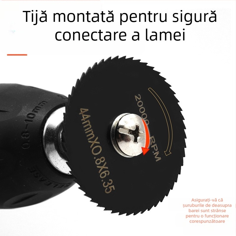 Set de lame de tăiere din oțel rapid – 8 bucăți, lame mini pentru lemn și plastic, pentru șlefuitor electric (Xingweiqiang)