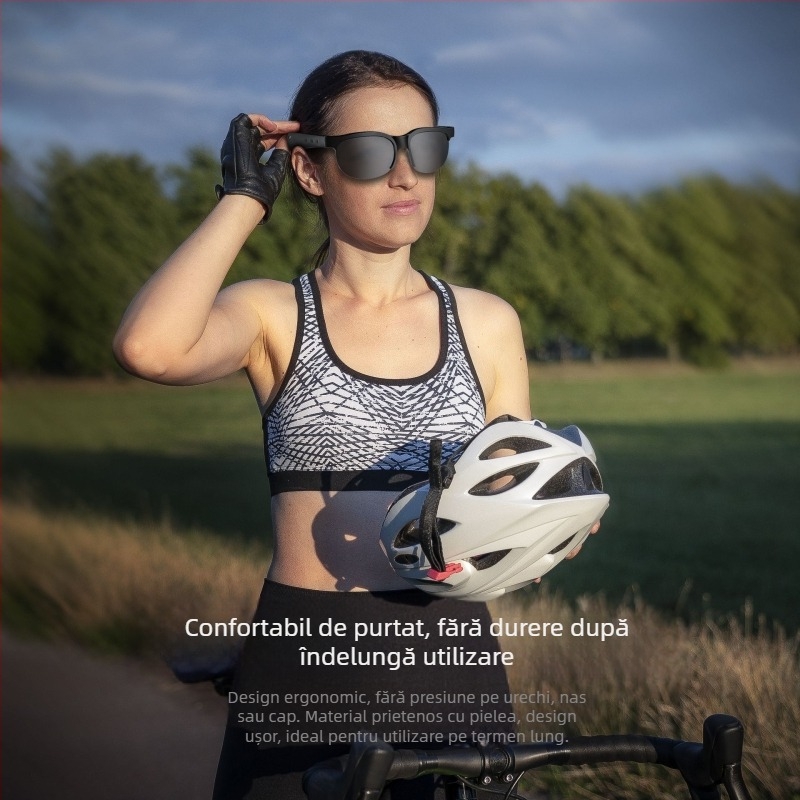 Ochelari Bluetooth fără fir XG88PRO, Bluetooth 5.3, rază de 10 m, sunet stereo, autonomie 4–8 h, material PC+ABS
