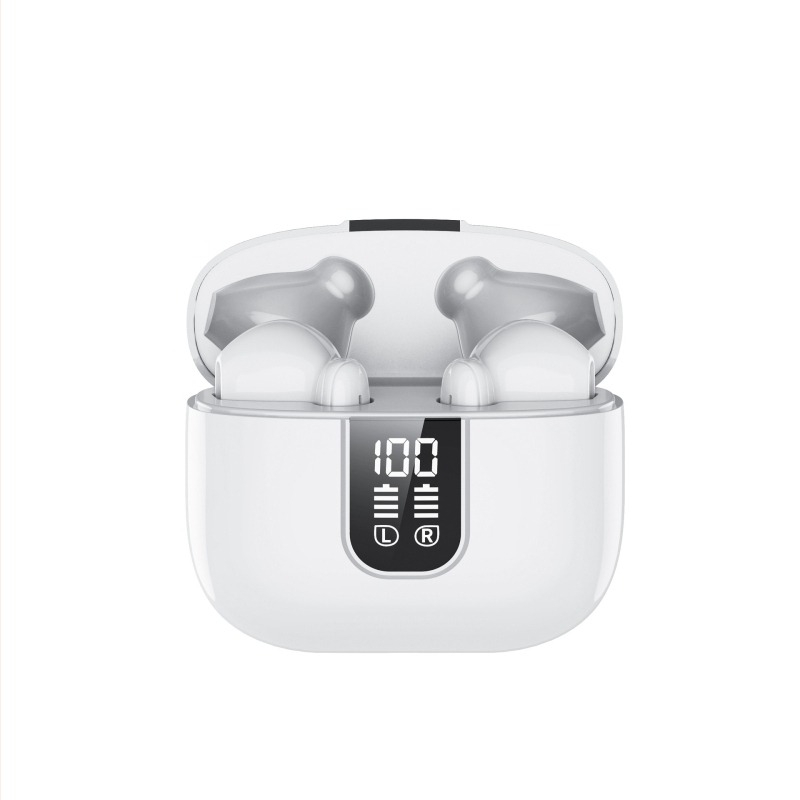 Căști TWS pentru gaming cu microfoane ENC duale, Bluetooth 5.2, latență redusă, IPX5 rezistente la apă, autonomie baterie 4–8 ore.
