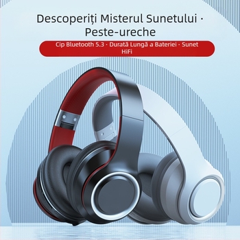 DR90 Căști wireless Bluetooth cu anulare activă a zgomotului, conducție osoasă, latență scăzută pentru e-sports, Bluetooth 5.3, autonomie peste 8 ore