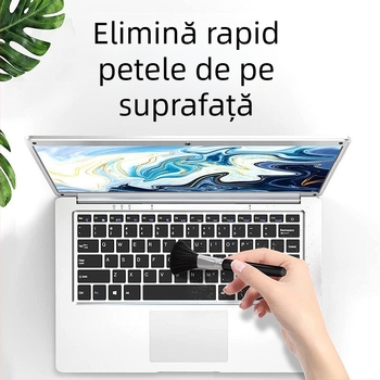 Set de perii de curățare pentru tastaturi și electronice – 10 piese, lansat în 2022, compatibil cu notebookuri, telefoane mobile, calculatoare și camere digitale