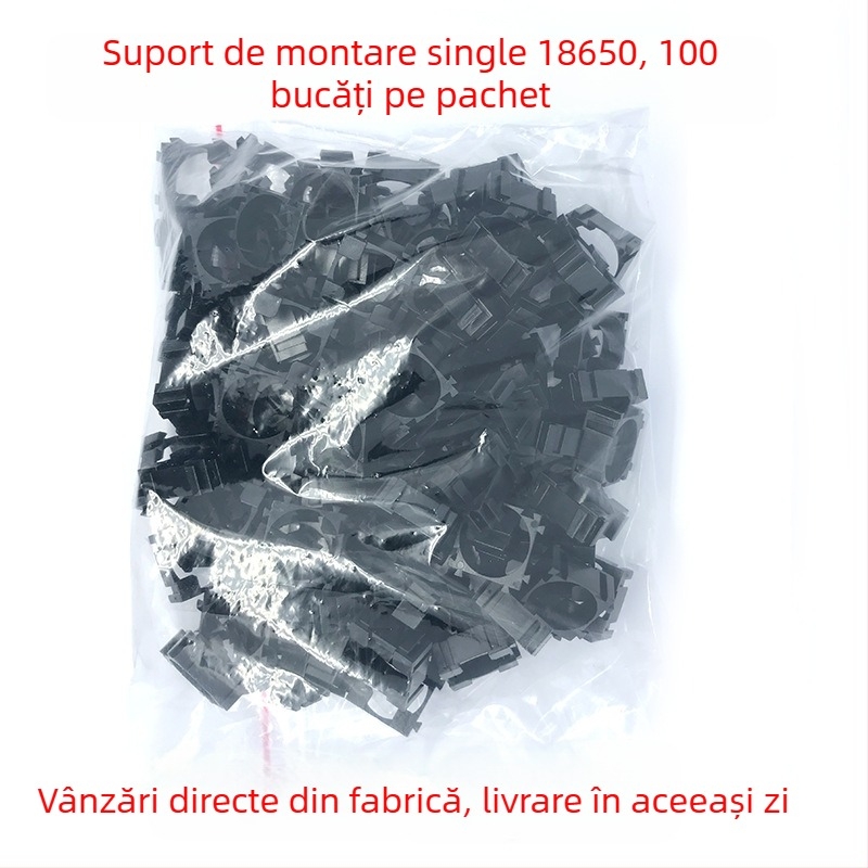 Suport pentru baterii 18650, ansamblu universal de conectare, pachet de 100 bucăți