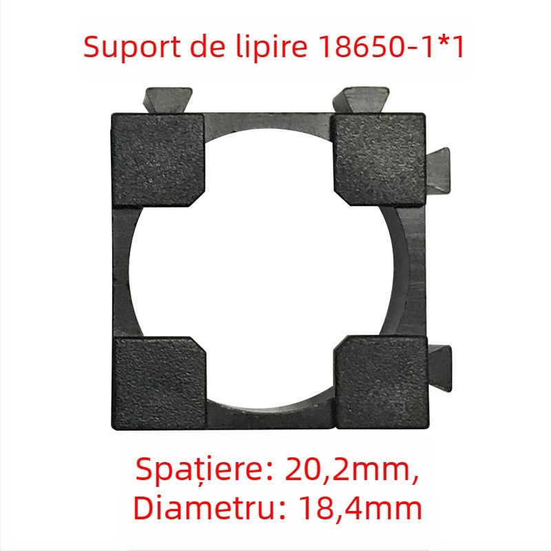Suport pentru baterii 18650, ansamblu universal de conectare, pachet de 100 bucăți