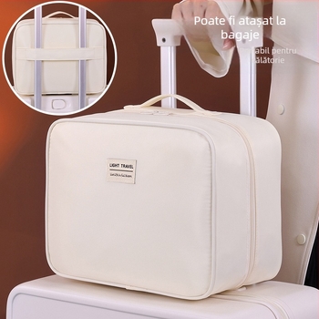 Geantă de depozitare pantofi, formă cub, poliester, model 1007, multifuncțională pentru călătorii