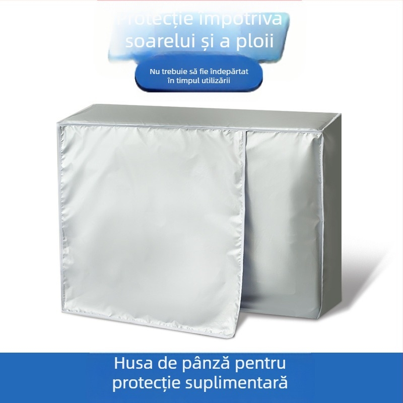Acoperire pentru unitatea exterioară de aer condiționat - țesătură poliester, brand Meishi Meile, stil modern minimalist, protecție împotriva prafului și intemperiilor