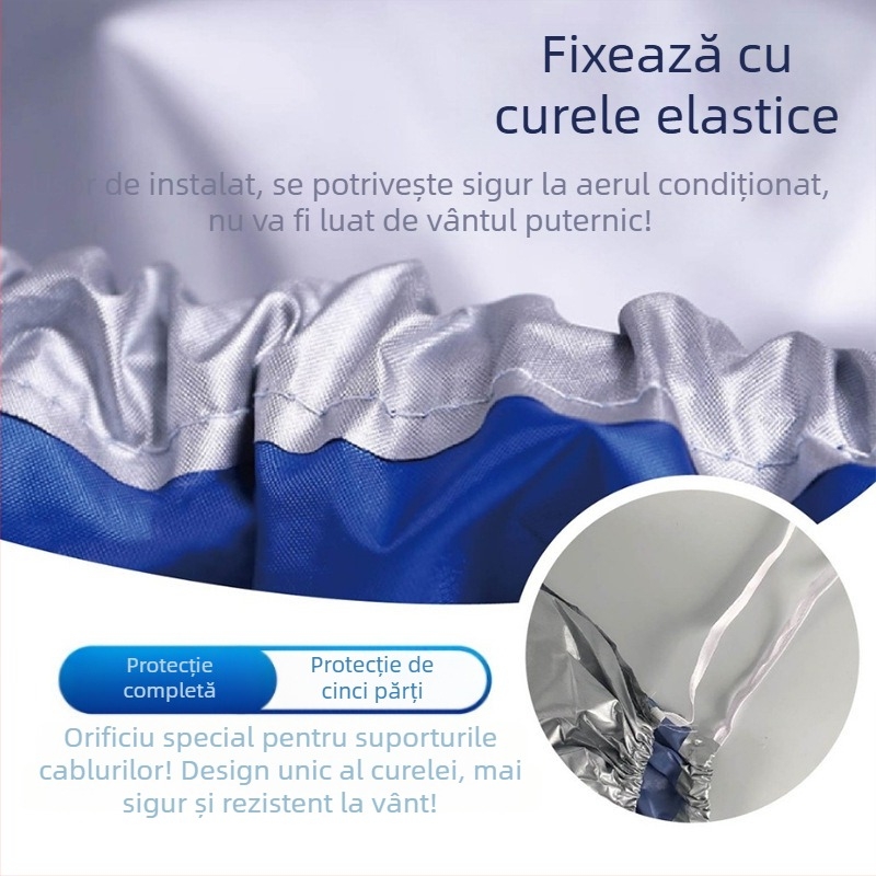 Acoperire pentru unitatea exterioară de aer condiționat - țesătură poliester, brand Meishi Meile, stil modern minimalist, protecție împotriva prafului și intemperiilor