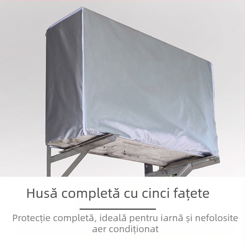 Acoperire pentru unitatea exterioară de aer condiționat - țesătură poliester, brand Meishi Meile, stil modern minimalist, protecție împotriva prafului și intemperiilor