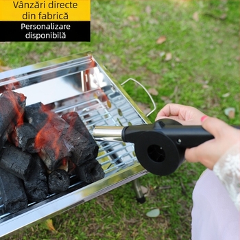 Ventilator pentru grătar – dispozitiv manual portabil (Import: Nu; Stil: Fără stil)