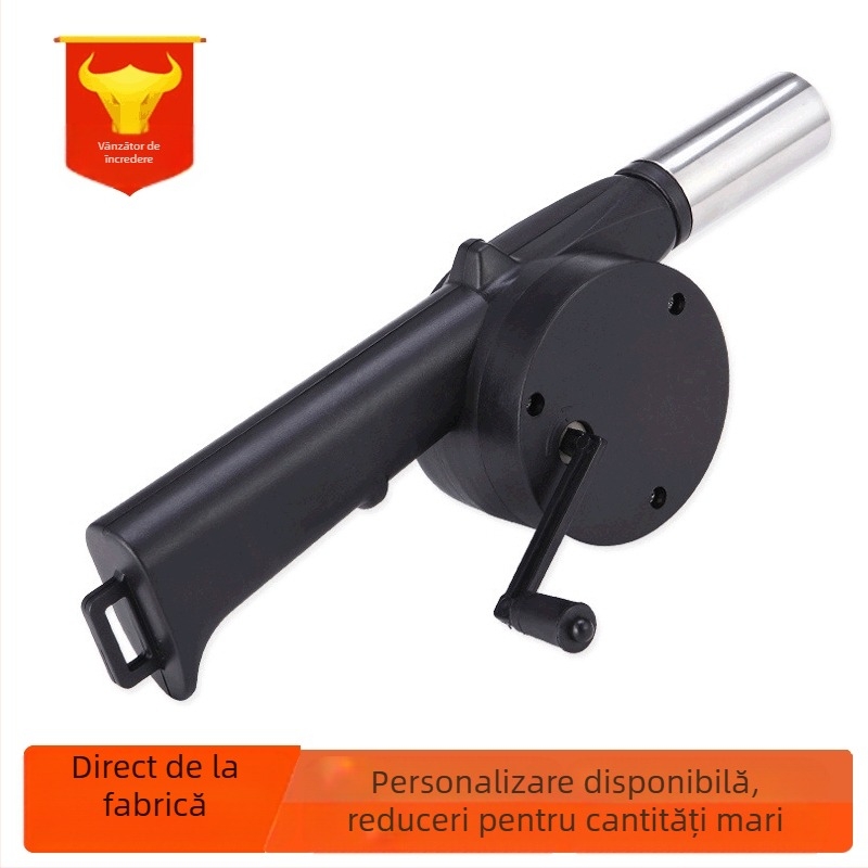 Ventilator pentru grătar – dispozitiv manual portabil (Import: Nu; Stil: Fără stil)