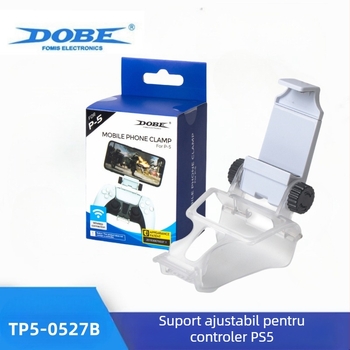 DOBE Stand pentru PS5 – ABS+PC, pentru controller PS5 fără fir, suport telefon, model PS5
