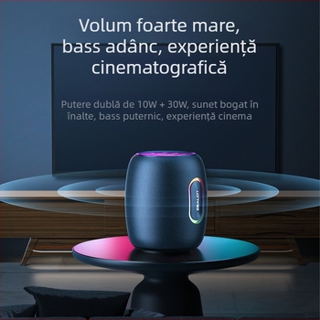 Boxă Bluetooth pentru karaoke cu microfon încorporat - ZEALOT S64, model podea, 50W, IPX5, BT 5.2, 20Hz-20kHz, SNR ≥85 dB