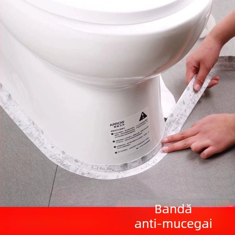 Bandă etanșare îmbinări bucătărie, autoadezivă, seria Marbling-proof, stil modern minimalist