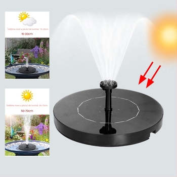 Lumină solară plutitoare pentru piscină, decor exterior pentru peisaj și fountain (PA212-1; autonomie 6-12 h; sursă de lumină: panou solar; <36V)
